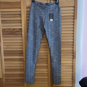 Gray Patterned Leggings